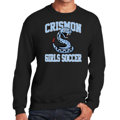 Unisex Crismon Rattlers Girls Soccer Crewneck Sweatshirt Thumbnail