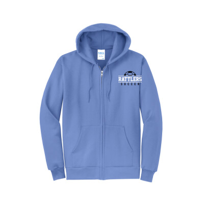 Unisex Rattlers Soccer Full Zippered Hoodie Thumbnail