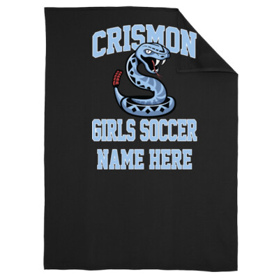 Crismon Girls Soccer Oversized Core Fleece Sweatshirt Blanket Thumbnail